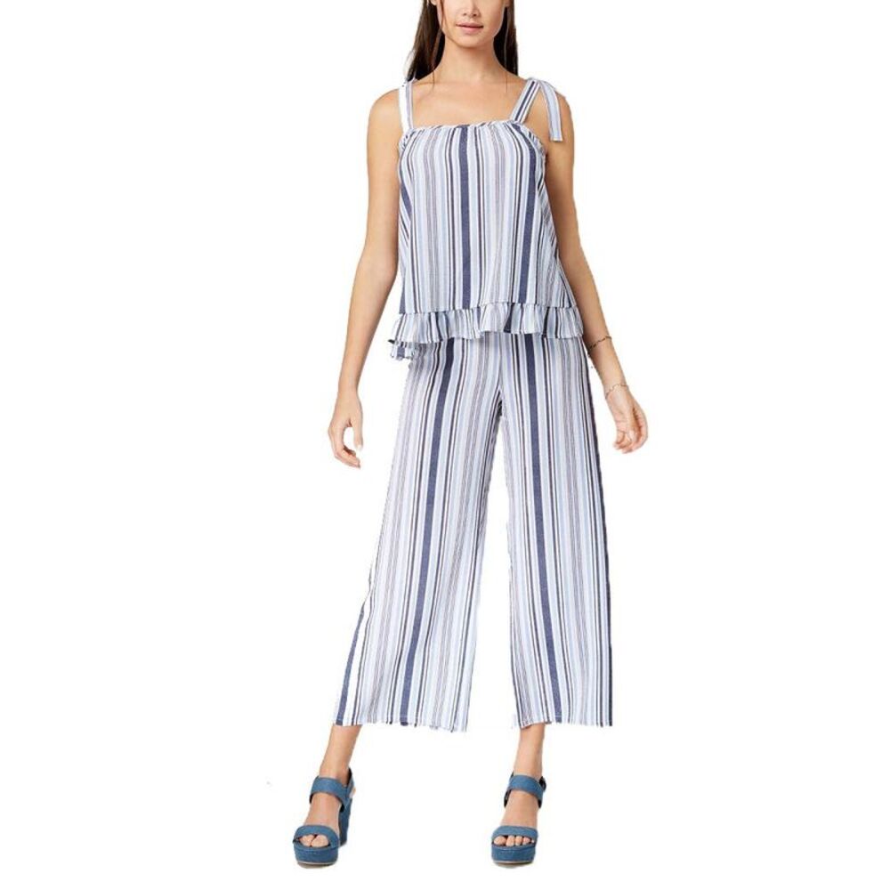 Ultra Flirt By Ikeddi Juniors Ruffled Tank Top - Picture 3 of 4